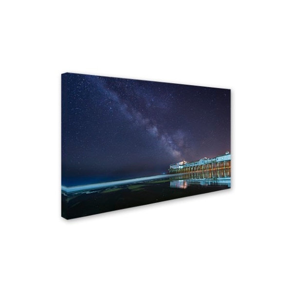 Michael Blanchette Photography 'Pier In The Stars' Canvas Art,22x32